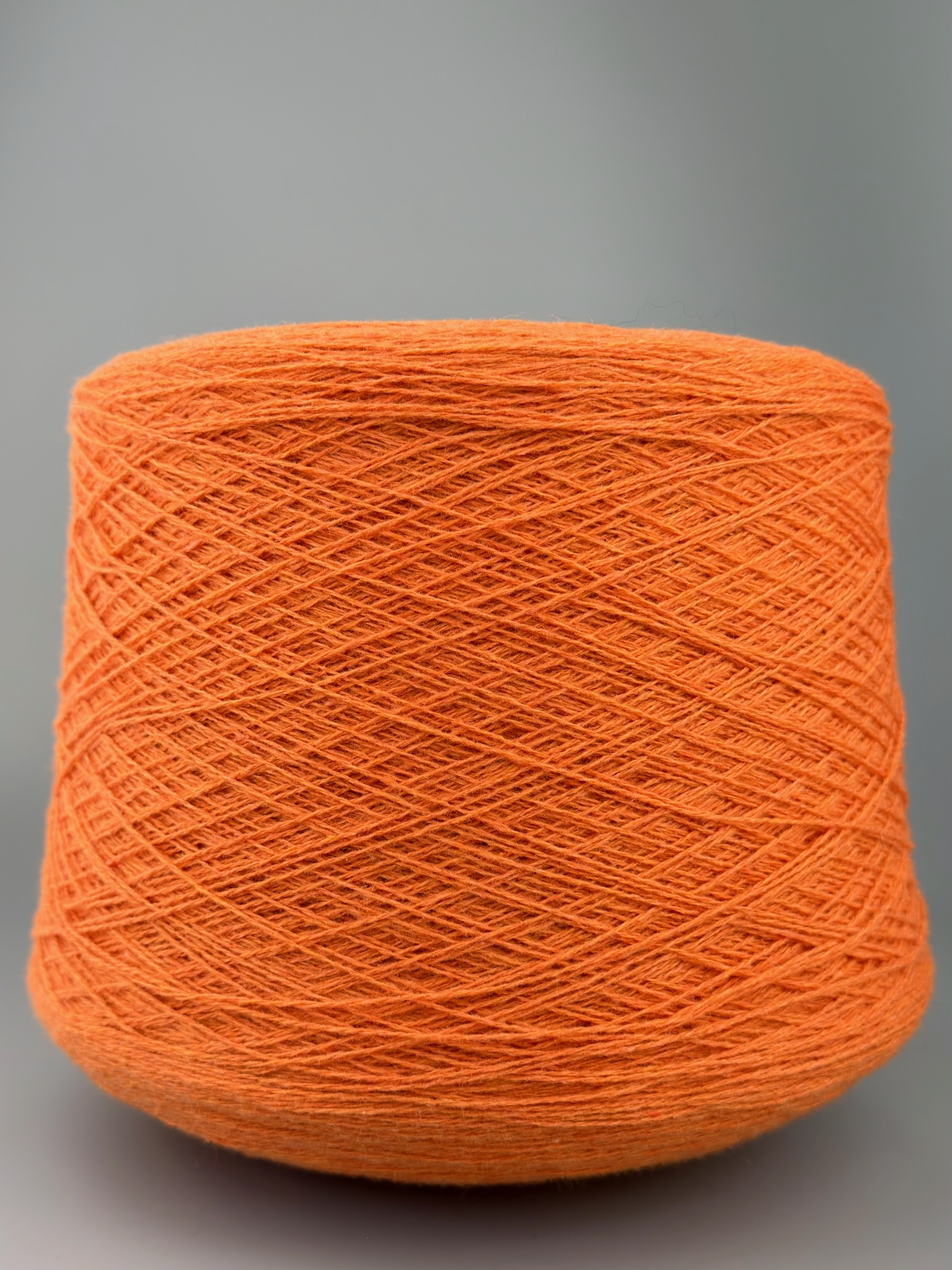 Biagioli Modesto cod.170 WS100 Nm 2/17 – 100% Kaschmir col. Orange Mélange foto 2